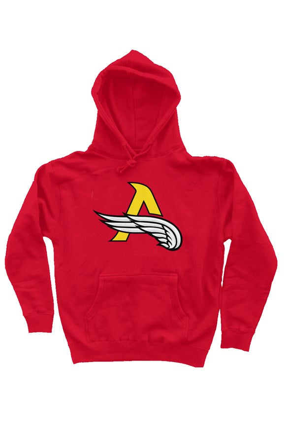 Almighty 1st - Red Heavyweight Pullover Hoodie